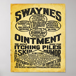 Swaynes Ointsement Advertisement Impressão