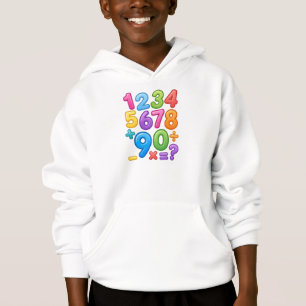 Sweatshirt Colorido do Dia do Número para Meninos