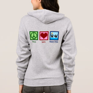 Sweatshirt Hoofi Da Equipe Peace Love Water Polo T