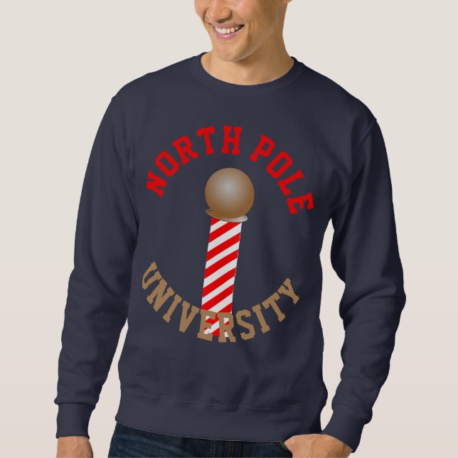 Sweatshirt Personalizável da Universidade do Polo  (Frente)