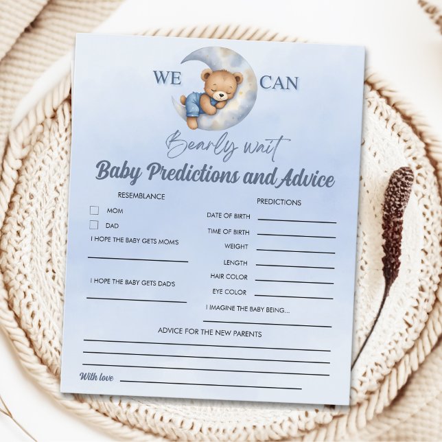 Sweet Baby Boy Teddy Bear Baby shower boy (Criador carregado)