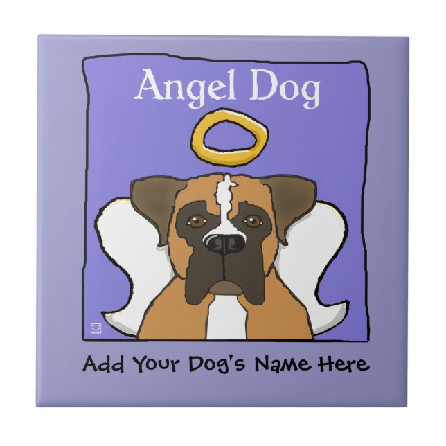Sweet Boxer Dog Angel (Frente)