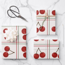 🎁 Sweet Cherry Holiday Gift Wrap Collection