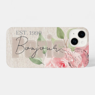 Sweet classy stylish Grunge botanical Bonjour