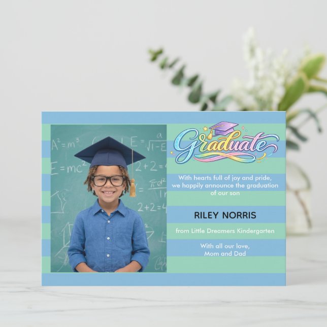 Sweet Graduate Announcement  (Em pé/Frente)