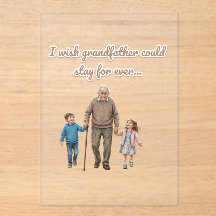 Sweet illustration grandfather And Grandchildren