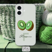 Sweet Modern Minimamente Verde Crochet Kiwi