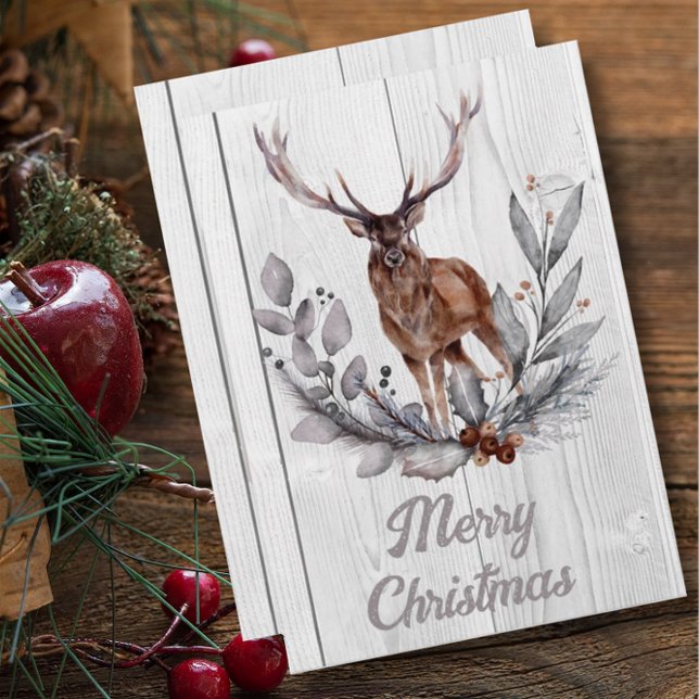 Sweet Rustic Deer Feliz Natal (Criador carregado)