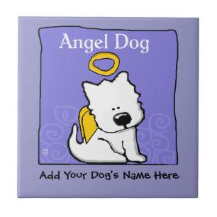 Sweet Westie Dog Angel Memorial