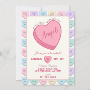 Sweetheart Convite de aniversário Invite