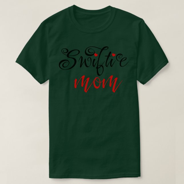 Swiftie Mãe Camisa Vermelha 5 (Frente do Design)