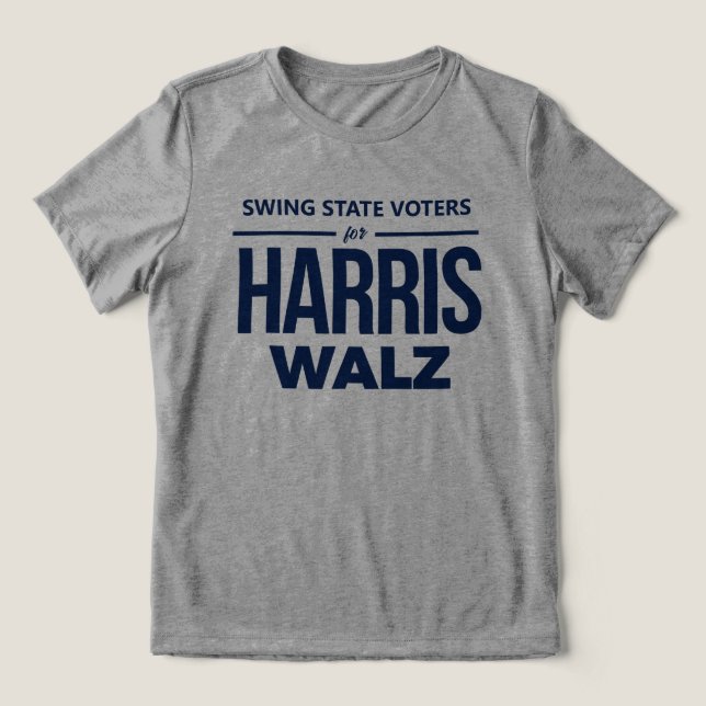 Swing State Voters para Harris Walz (Design frontal)