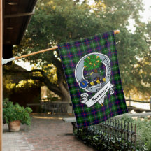 Swinton Clan Crachá Tartan Flag Scottish