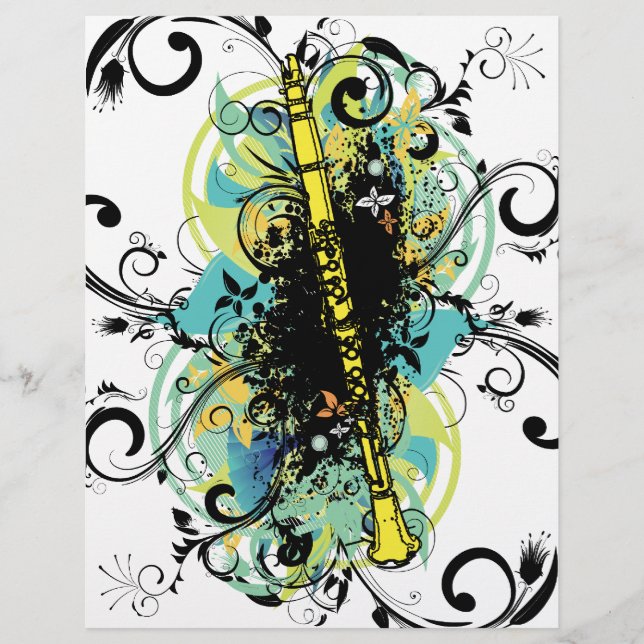 Swirl Grunge Clarinet (Frente)
