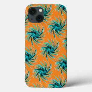 Swirl Pattern - Teal Green Blue Orange Yellow