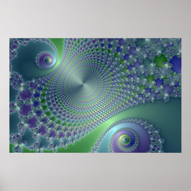 Swirler - Poster Fractal (Frente)