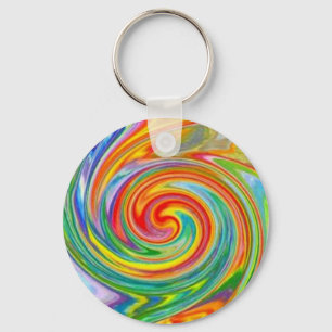 Swirly colore o chaveiro