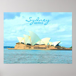 Sydney Austrália Opera House viagem impressão