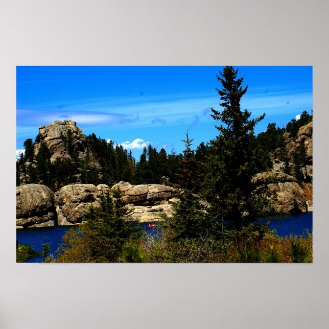 Sylvan Lake Custer State Park poster (Frente)