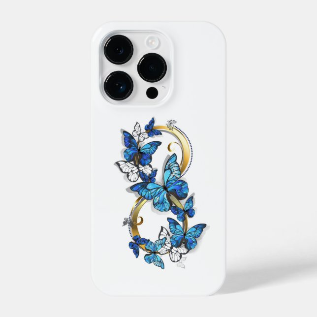 Symbol Infinity of Blue Morpho Butterflies (Verso)