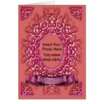 Szczęśliwego Dnia Babci - Cartão Karta