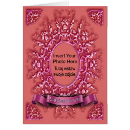 Szczęśliwego Dnia Babci - Cartão Karta