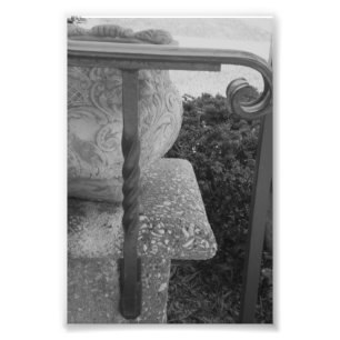 T1 4x6 preto e branco da fotografia da letra do