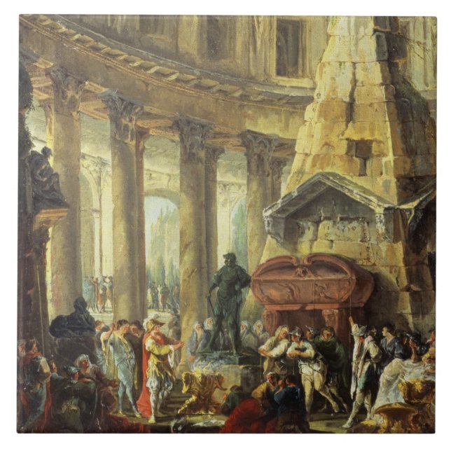 T28516 Alexander o excelente que visita o túmulo (Frente)