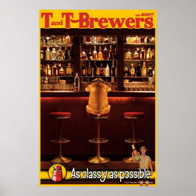 T and T Brewers Poster (Frente)