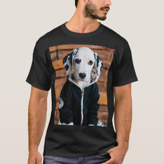 t camisa com cão