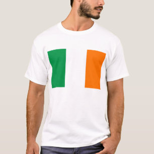 T Camisa com pavilhão da Irlanda