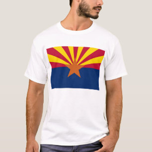 T Camisa com pavilhão do Estado Arizona EUA