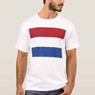 T Camisa com pavilhão dos Países Baixos