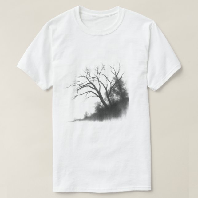 t camisa da árvore (Frente do Design)