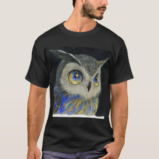 T - Camisa do Gráfico de Coruja Mística