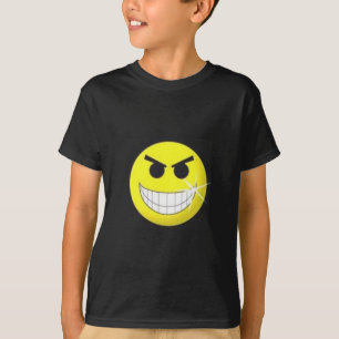 T Camisa Escuro com Face