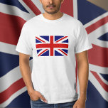 T Camisas com bandeira do Reino Unido<br><div class="desc">T Shirts com bandeira do Reino Unido. Design de bandeira inglesa patriótica. Maneira mais barata de mostrar suas cores. Legal ideia de presente para eventos.</div>