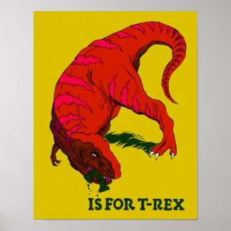 T é para Poster T-Rex