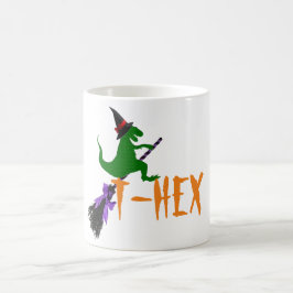 T-hex T-rex engraçado design de caneca de hallowee