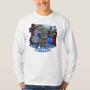 T longo de Canadá da camisa da Capa da lembrança