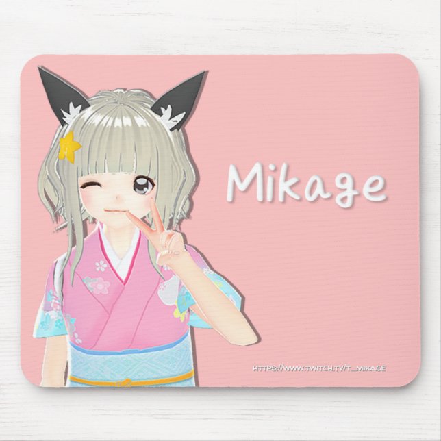 t_mikage mouse pad [Piscar os olhos]/ミ カ ゲ マ ス ウ [ (Frente)