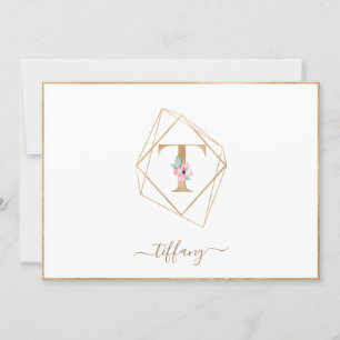 T Monograma - Anúncio de Nascimento