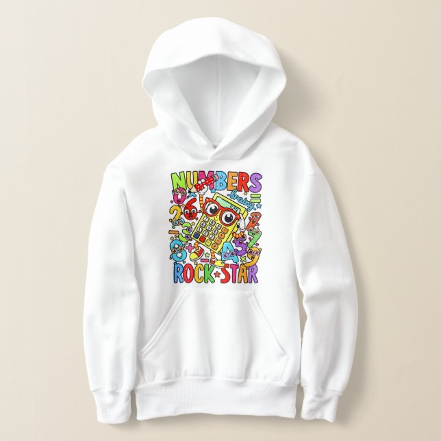 T-Number Day Kids Hoodie | Maths School Event UK (Postura )