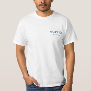 T personalizado básico do capitão - camisa feita