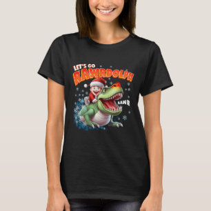 T-rex Alegre Rexmas Rawrdolph Camisetas de Natal P