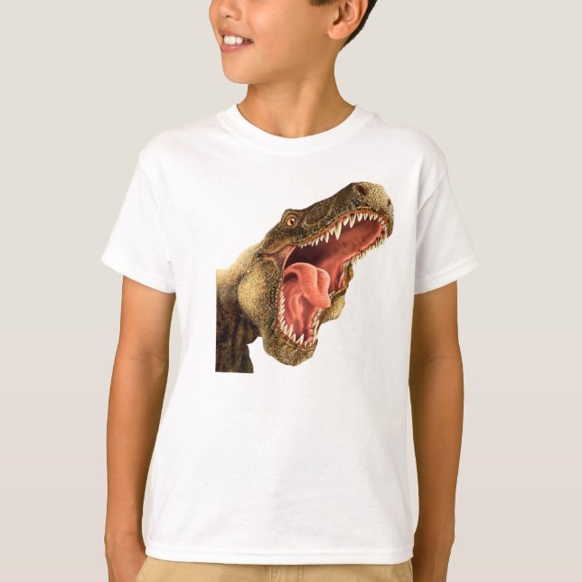 T-Rex - Camiseta do Menino Dinossauro (Frente)