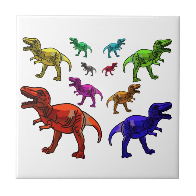 T-Rex Colorido (Frente)