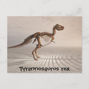 T. rex Dinossaur Cartão postal