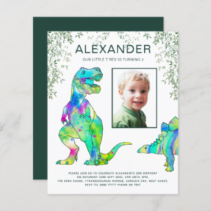 T Rex Jungle Festa de aniversário