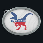 T-Rex Patriótico Anti-Política<br><div class="desc">Cansado de política? Esgotado por todo drama de esquerda e de direita? Entre no T-Rex, o maior dinossauro político em vermelho, branco e azul! Com estrelas em seu corpo e uma silhueta feroz, este T-Rex está aqui para lembrar a todos que às vezes, é tudo um pouco pré-histórico. Ele é...</div>